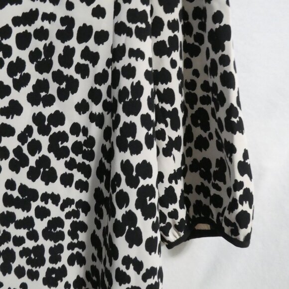 LOFT | size 10 | Leopard Print | Long Sleeve Dress - Picture 7 of 16